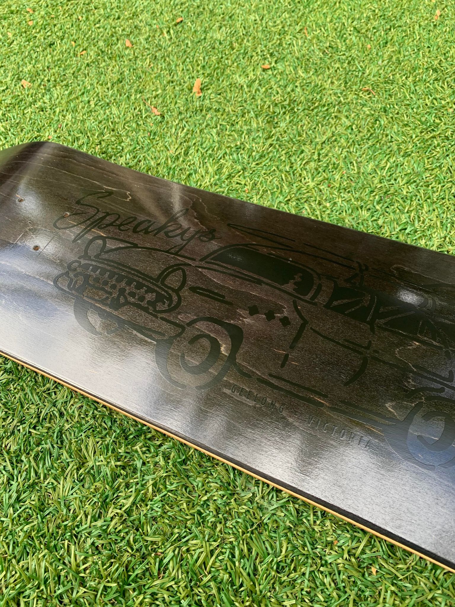 Speakys Skate Deck in Black Includes black grip. - Image 4