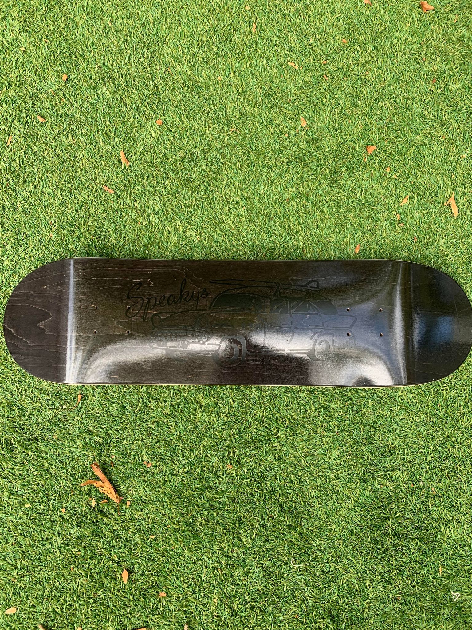 Speakys Skate Deck in Black Includes black grip. - Image 5